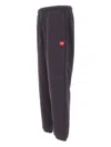 The North Face Logo-patch Elasticated-cuff Track Pants In Gray