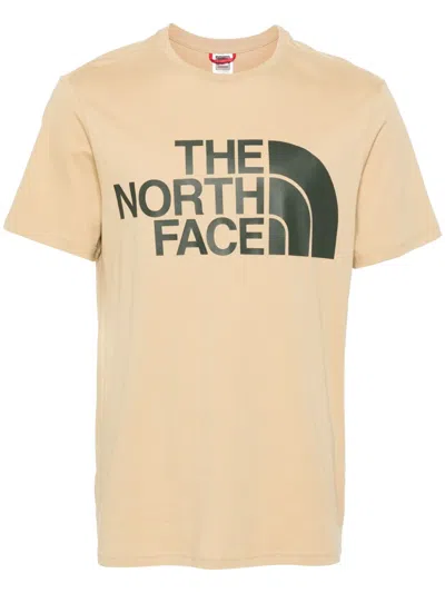The North Face Logo-print Cotton T-shirt In Brown
