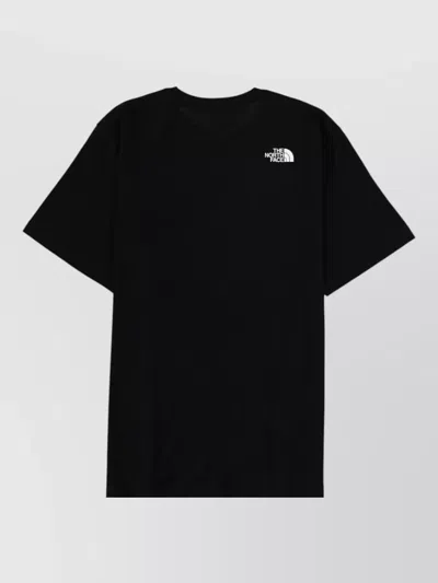 The North Face Logo Print Crew Neck Short Sleeve T-shirt In Black