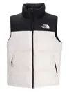 The North Face Mens White 1996 Retro Nuptse Padded Shell-down Gilet In Multi