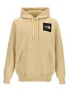 The North Face Timeless Drawstring Hoodie With Ribbed Details In Neutral