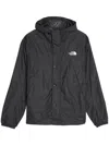 The North Face Dryvent Mono Black Jacket With Logo Printed On The Front In Tech Fabric Man In Black