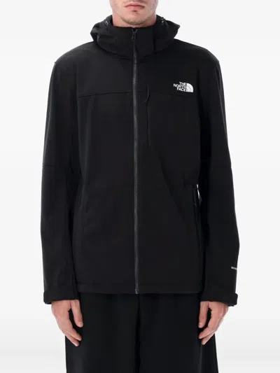 The North Face Soft Shell Jacket Adjustable Hood In Black
