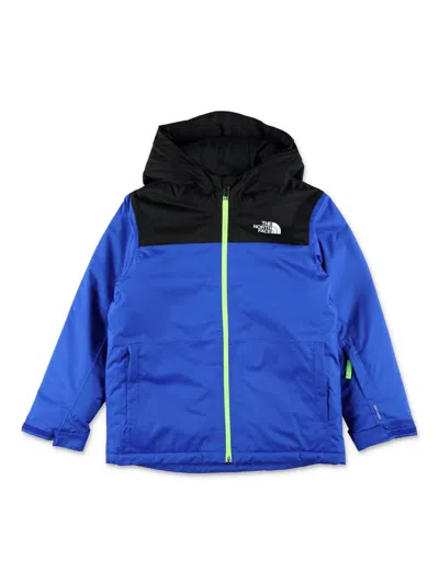 The North Face Kids' Logo-print Jacket In Blue
