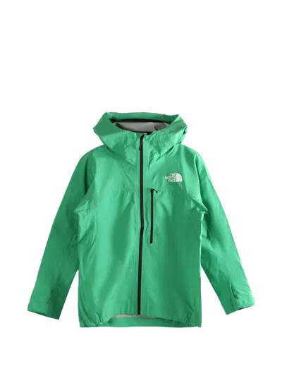 The North Face Logo-print Jacket In Green