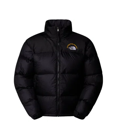 The North Face Logo-print Padded Jacket In Black