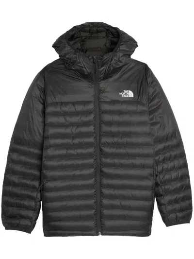 The North Face Logo-print Padded Jacket In Black