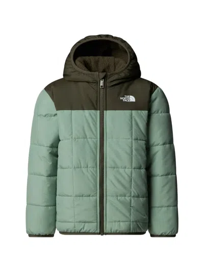 The North Face Kids' Logo-print Padded Jacket In Green