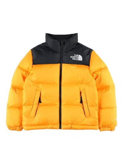 THE NORTH FACE LOGO-PRINT PADDED JACKET