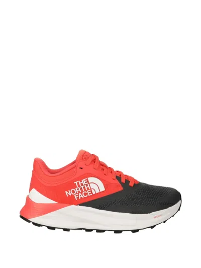 The North Face Logo-print Sneakers In Red