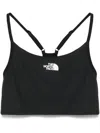The North Face Womens Flex Brand-print Stretch-jersey Sports Bra Black In 黑色
