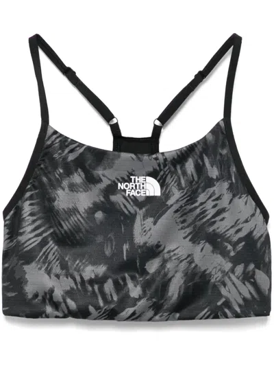 The North Face Logo-print Sports Bra In Black
