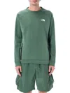 The North Face Mens Nse Oversized Relaxed-fit Cotton Sweater Dark Green Xxl In 绿色