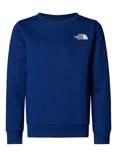 The North Face Kids' Logo-print Sweatshirt In Blue