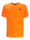 The North Face Mens Earthen Copper Redbox Short-sleeve Cotton-jersey T-shirt In Orange