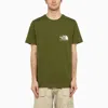 THE NORTH FACE THE NORTH FACE | LOGO-PRINT T-SHIRT FOREST GREEN