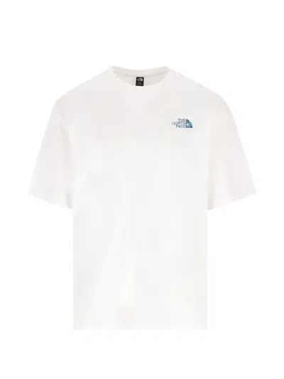 The North Face Crew Neck Short Sleeve T-shirt With Logo In Neutral