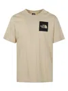 The North Face Man Short Sleeves Fine Tee In Nude