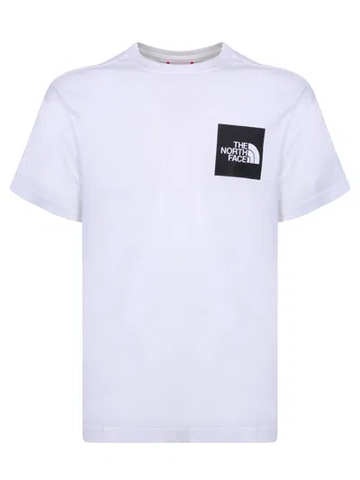 The North Face Logo Print T-shirt White In Blue