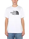 The North Face White And Black Easy Bambino T Shirt In White