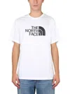The North Face White And Black Easy Bambino T Shirt In White