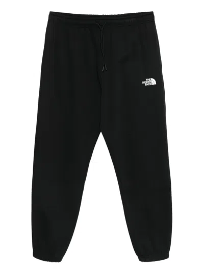 The North Face Logo-embroidered Sweatpants In Black