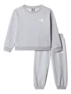 The North Face Logo-print Tracksuit In Gray