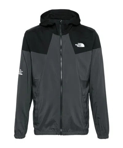 The North Face Logo-print Wind Track Hoodie In Black