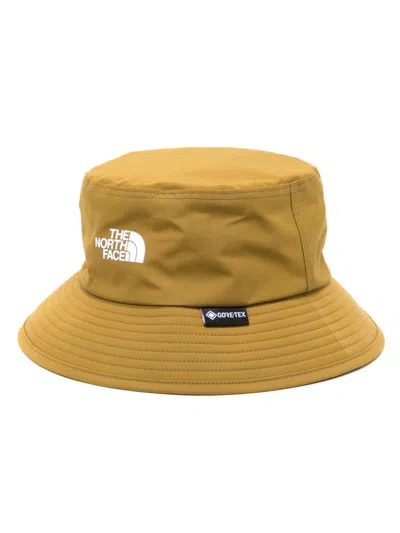 The North Face Logo Printed Bucket Hat In Brown