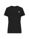 The North Face Logo Printed Crewneck T-shirt In Black