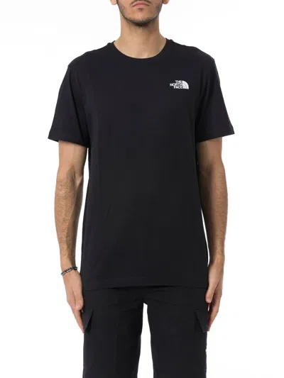 The North Face Logo Printed Crewneck T-shirt In Black