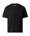 The North Face Cotton T-shirt In Black With Logo In Black