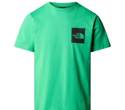 The North Face Logo Printed Crewneck T-shirt In Optic Emerald