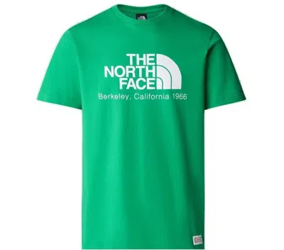 The North Face Logo-printed Crewneck T-shirt In Optic Emerald