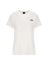 The North Face Logo Printed Crewneck T-shirt In White