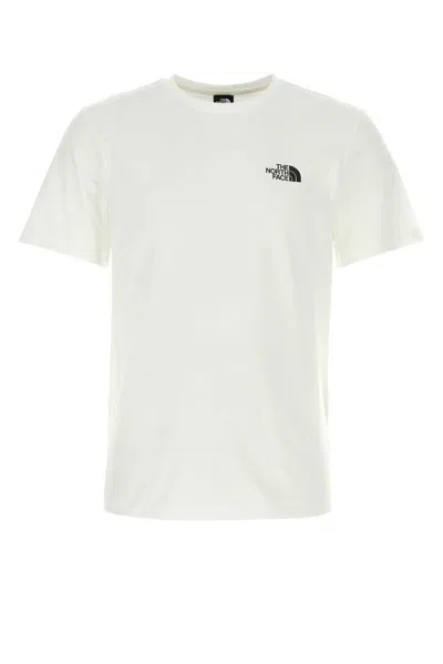 The North Face Logo Printed Crewneck T-shirt In White