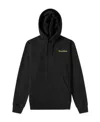 The North Face Logo Printed Drawstring Hoodie In Black