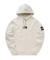 The North Face Logo Printed Drawstring Hoodie In White