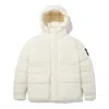 The North Face Logo Puffer Jacket 'white' In Neutral