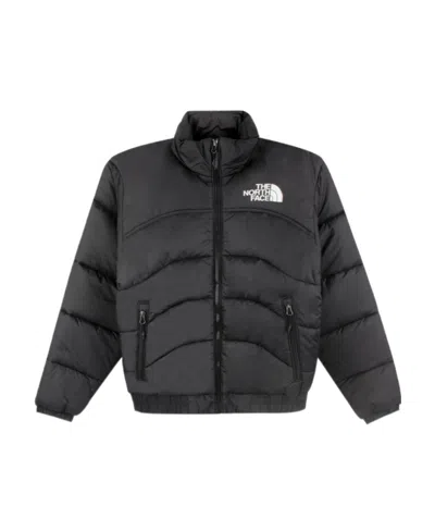 The North Face Logo Quilted Cotton Suit In Black