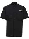 The North Face Summer Shirt With Chest Pockets And Short Sleeves In Schwarz