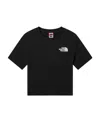 The North Face W Simple Dome Cropped Slim Tee In Black