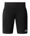 The North Face Logo-print Cotton Shorts In Black