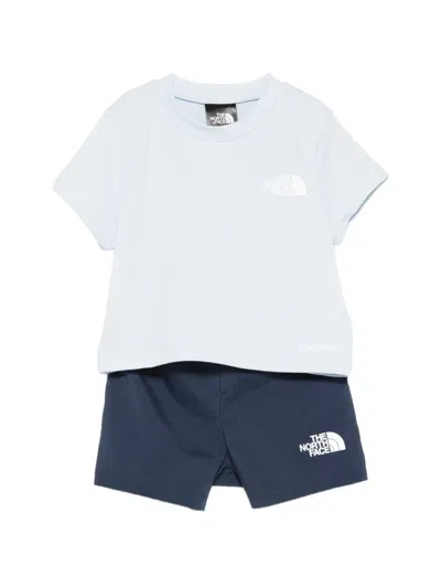 The North Face Babies' Logo Shorts Set (set Of Two) In White