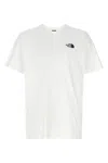 The North Face White T-shirt With Logo Printed On The Front And Back In Cotton Blend Man