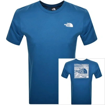 The North Face Logo T Shirt Blue