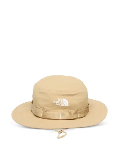 The North Face Logo-detail Hat In Gold