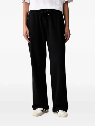 The North Face Logo-embroidered Drawstring Track Pants In Black