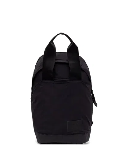 The North Face Logo-patch Backpack In Black