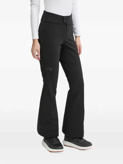 The North Face Logo-print Flared Ski Pants In Black